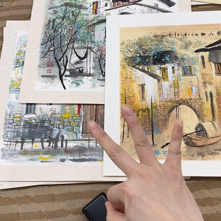 国画银**宝花鸟等多种鸟类的栖息50.50