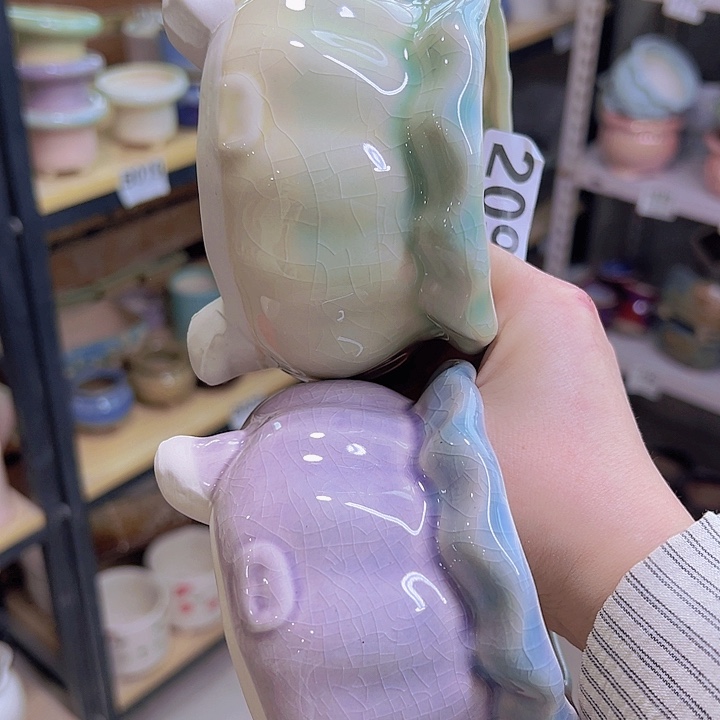 红陶陶瓷花盆当场满12包邮