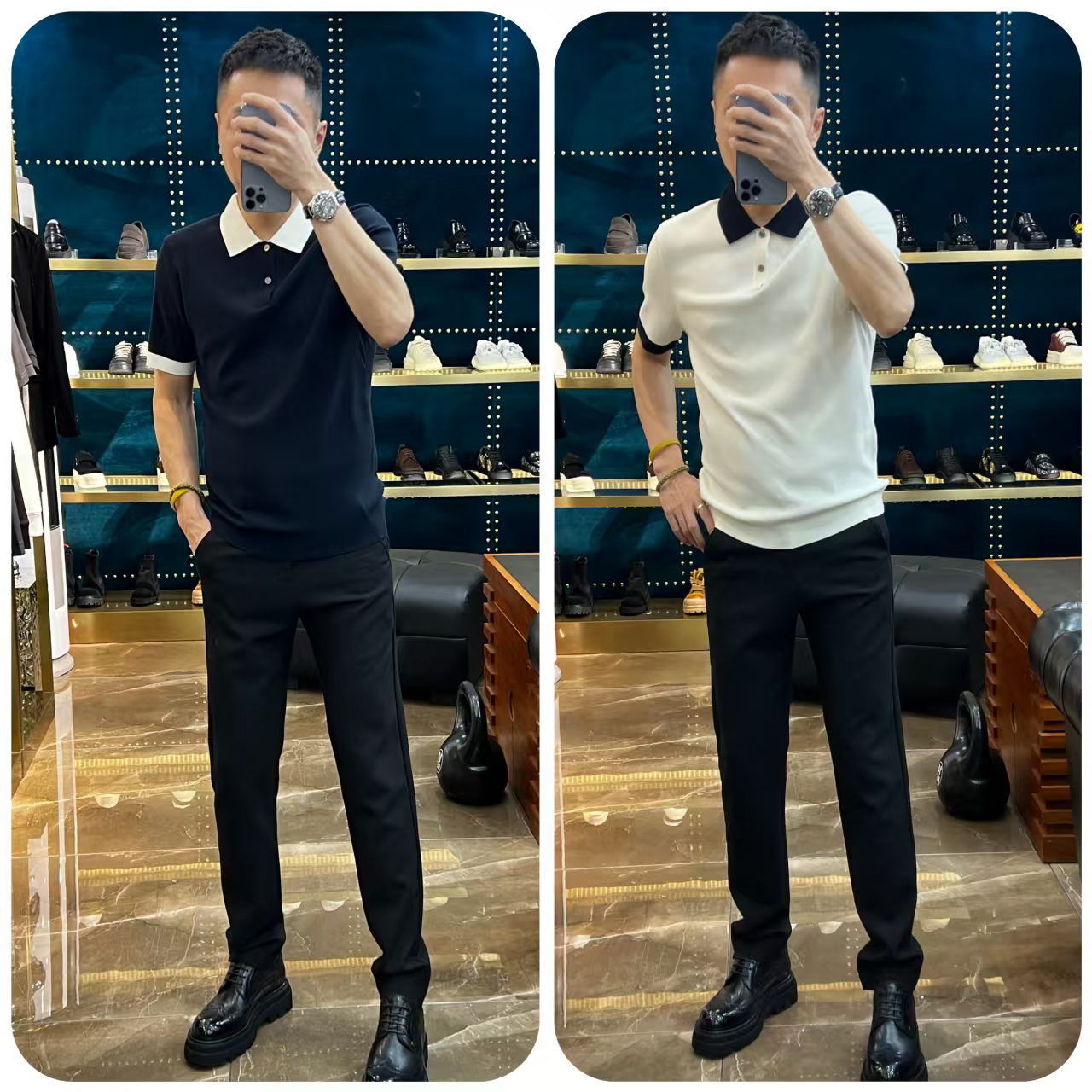 11621秋季新款商务休闲高感纤维通勤轻奢舒适Polo衫