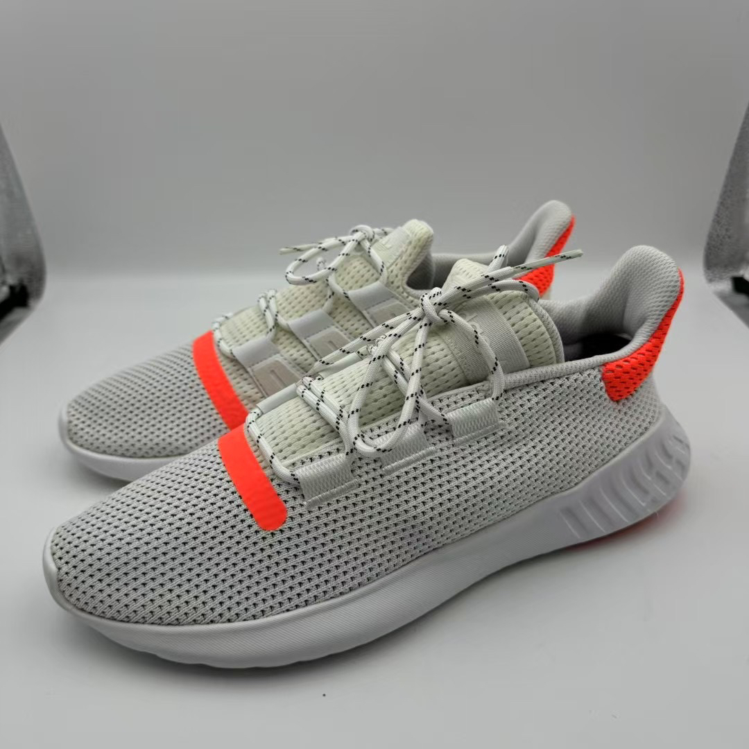 95新 adidas/阿迪达斯 42.5码270/adidas 休闲鞋 白橙