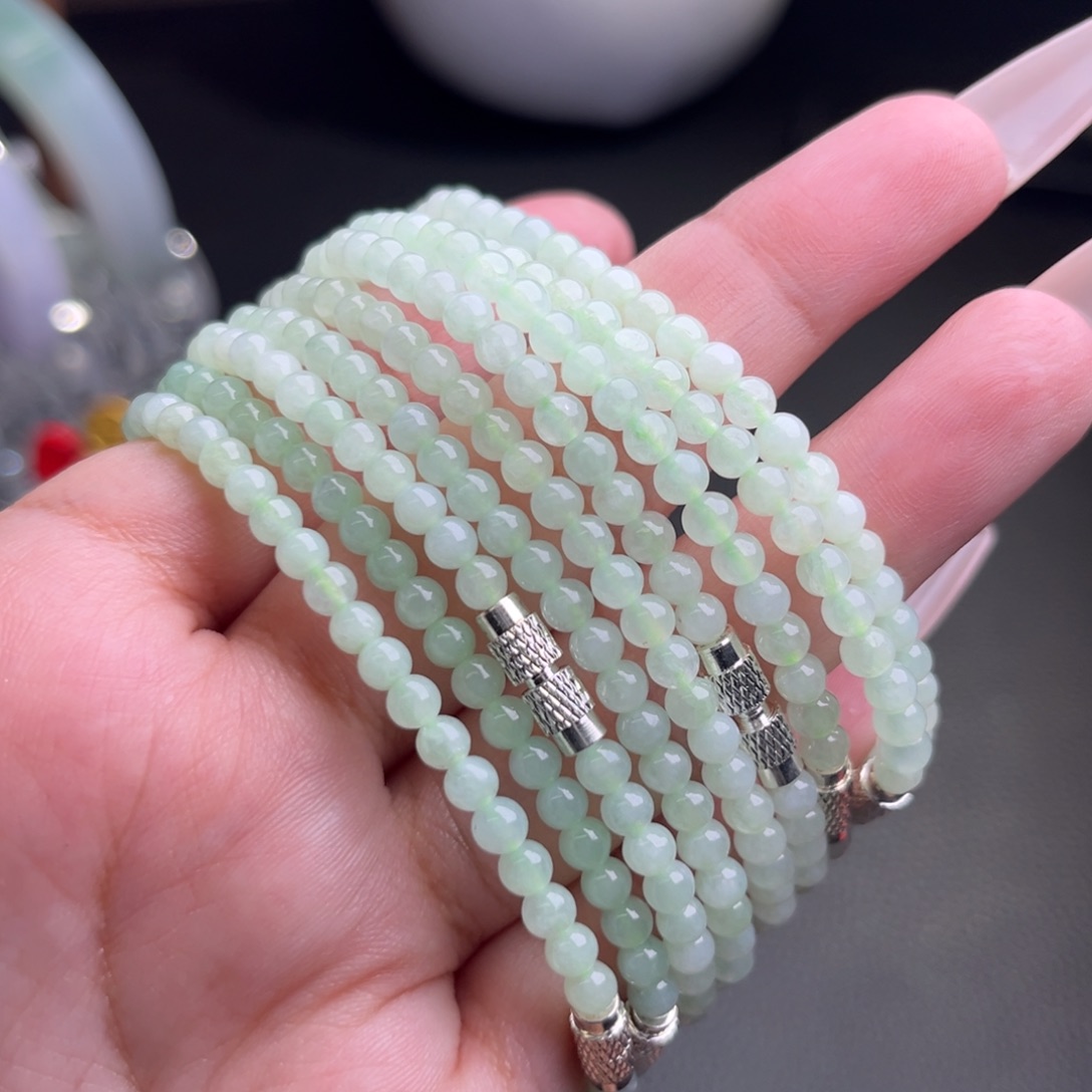 翡翠未镶嵌手链k325/多样性发一件