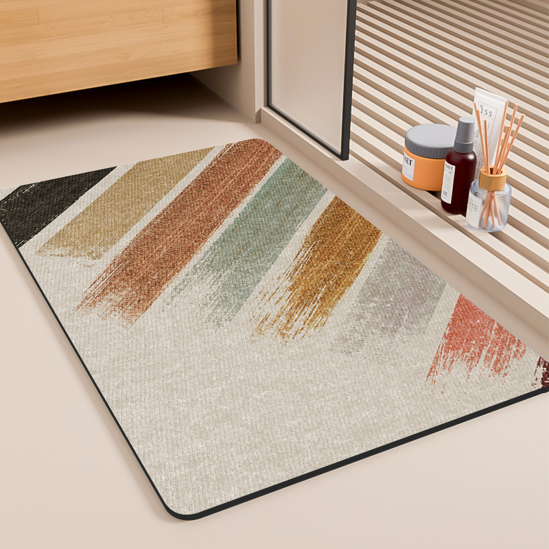 5毫米特厚【40*60cm】硅藻泥浴室门口吸水脚垫客厅卫生间防滑垫