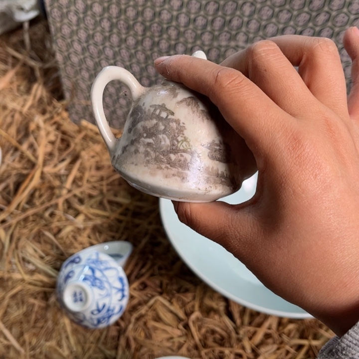 瓷片景德镇陶瓷小壶