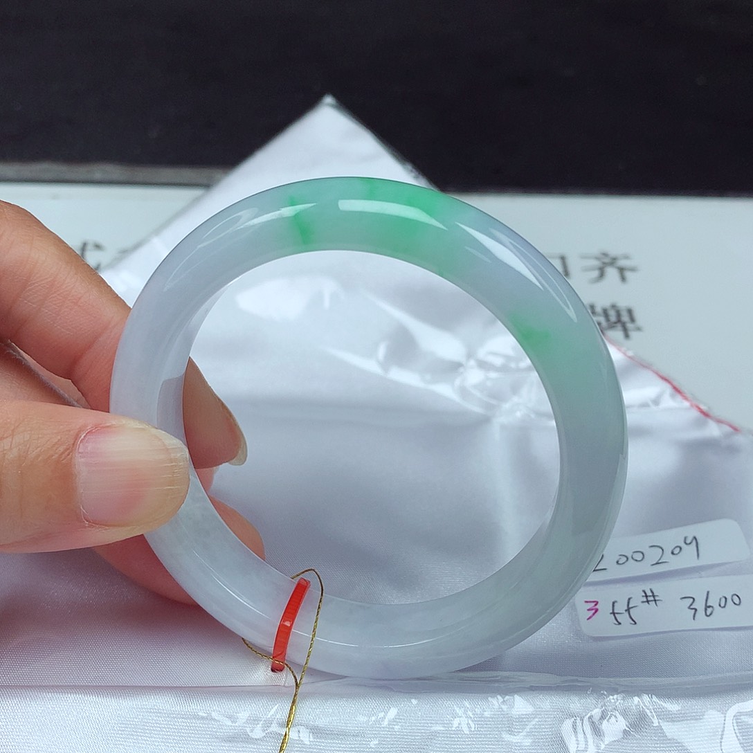 未镶嵌手镯翡翠55圈0209