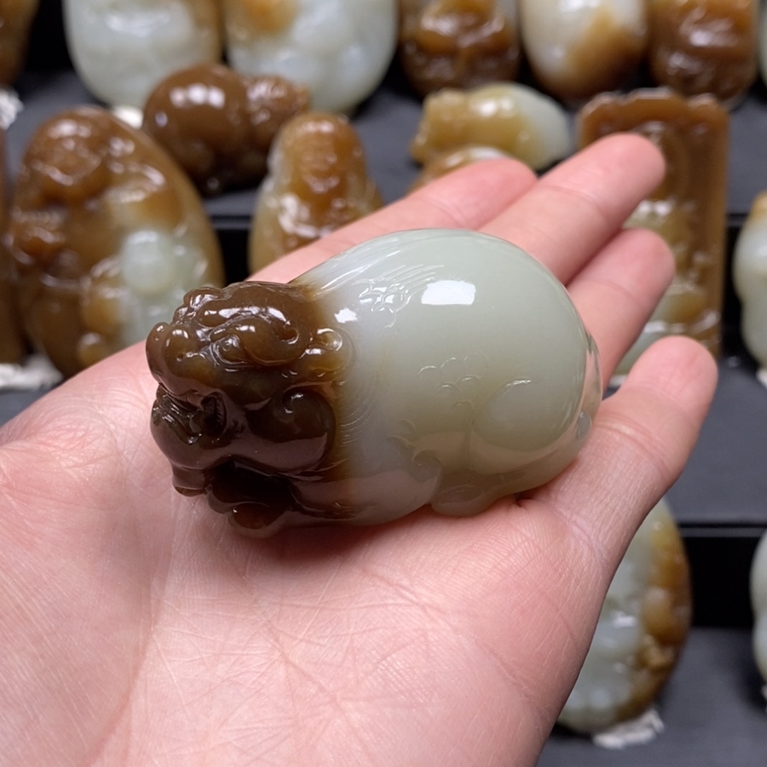 和田玉吊坠(不含链)未镶嵌