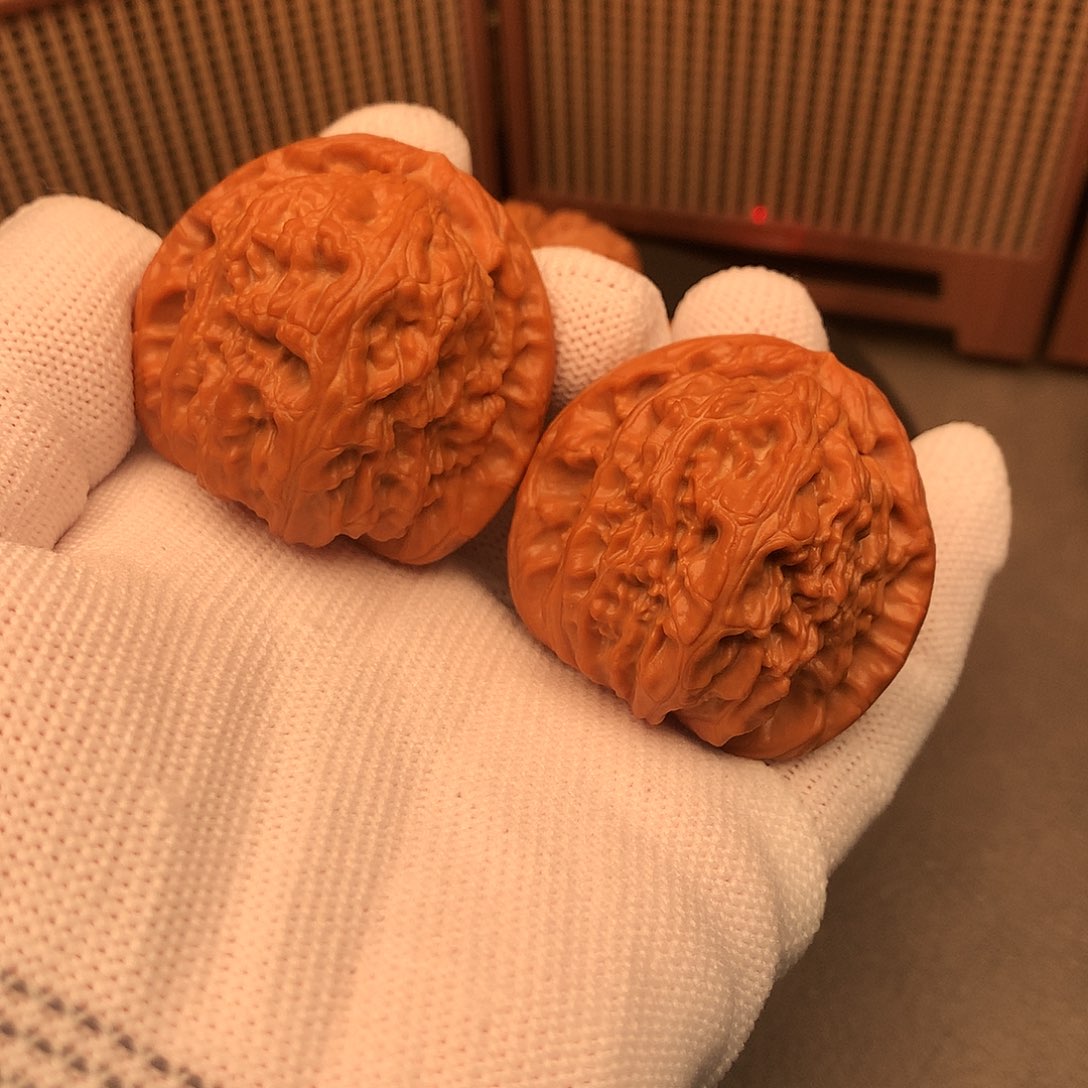 文玩核桃吊坠53号白狮子40