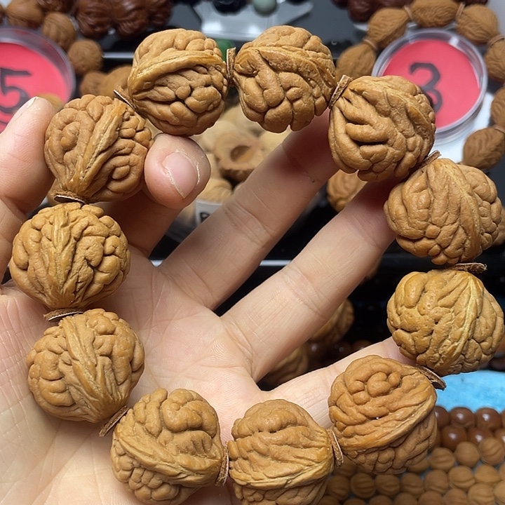 乐***李桃核手串霸王龙手串26尺寸11颗微修