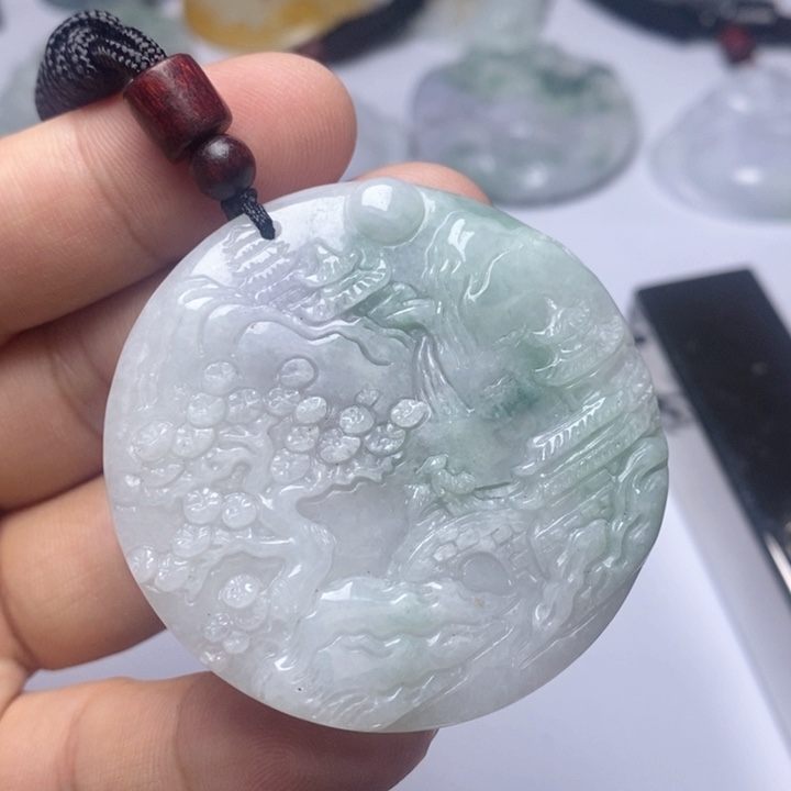 颈饰未镶嵌翡翠翡翠