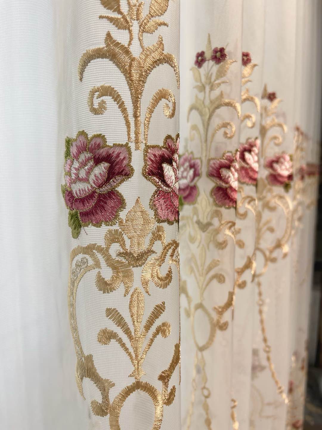 【编号181-240】/绣花纱帘，孤品抢购，偶有瑕疵，介意慎拍，不送挂钩