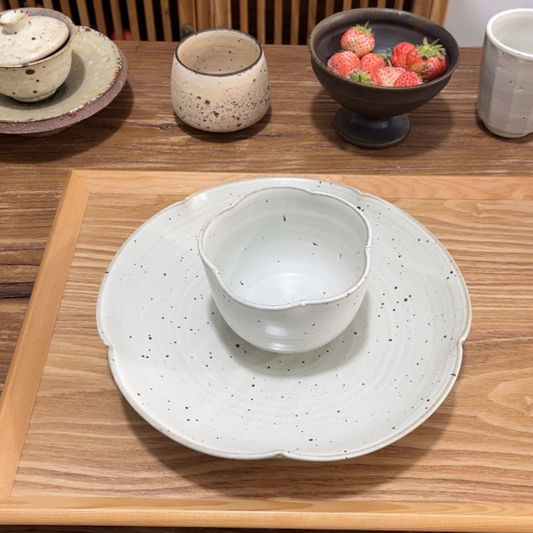 陶9号餐具组合2件（饭碗）微瑕