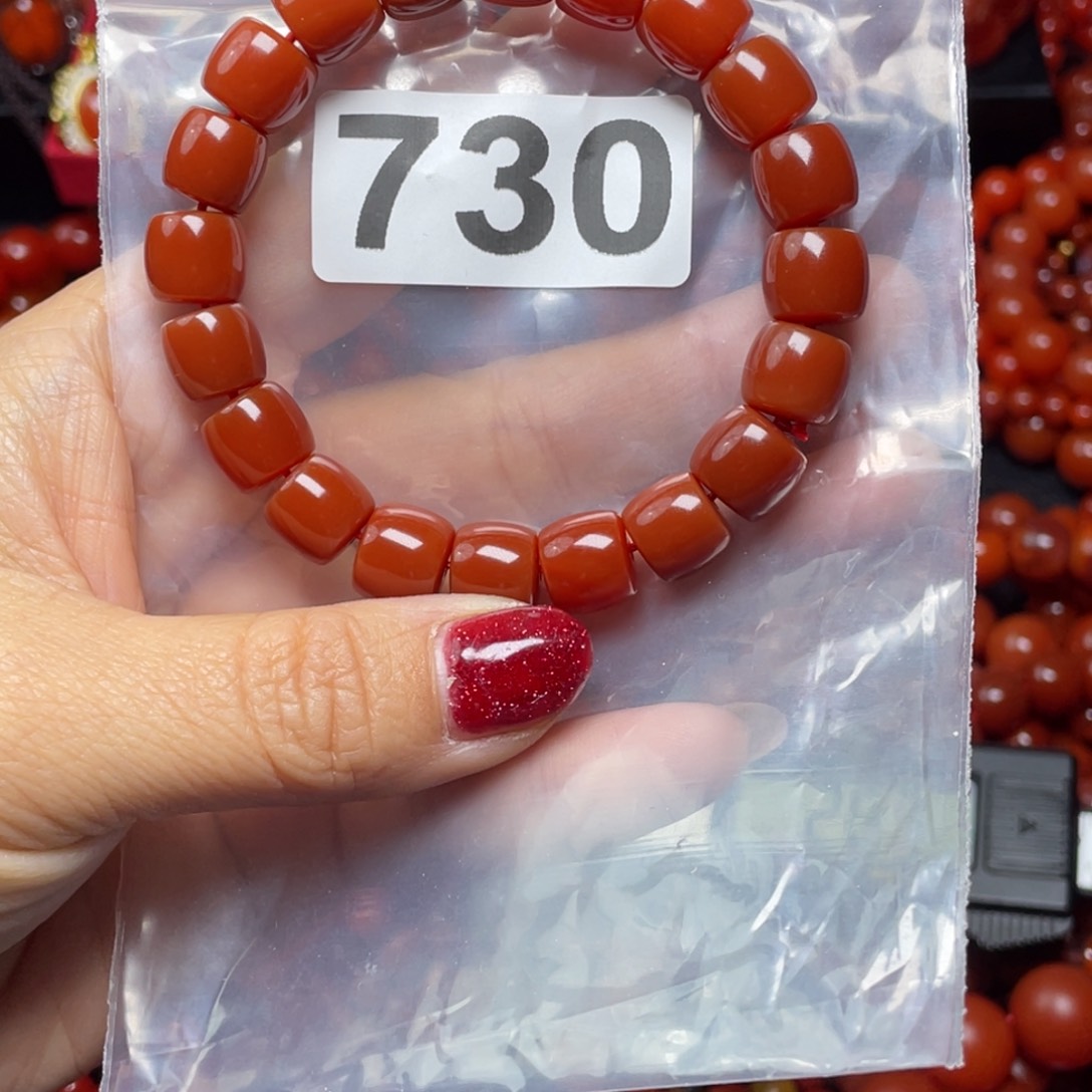 南红玛瑙手链未镶嵌高****e