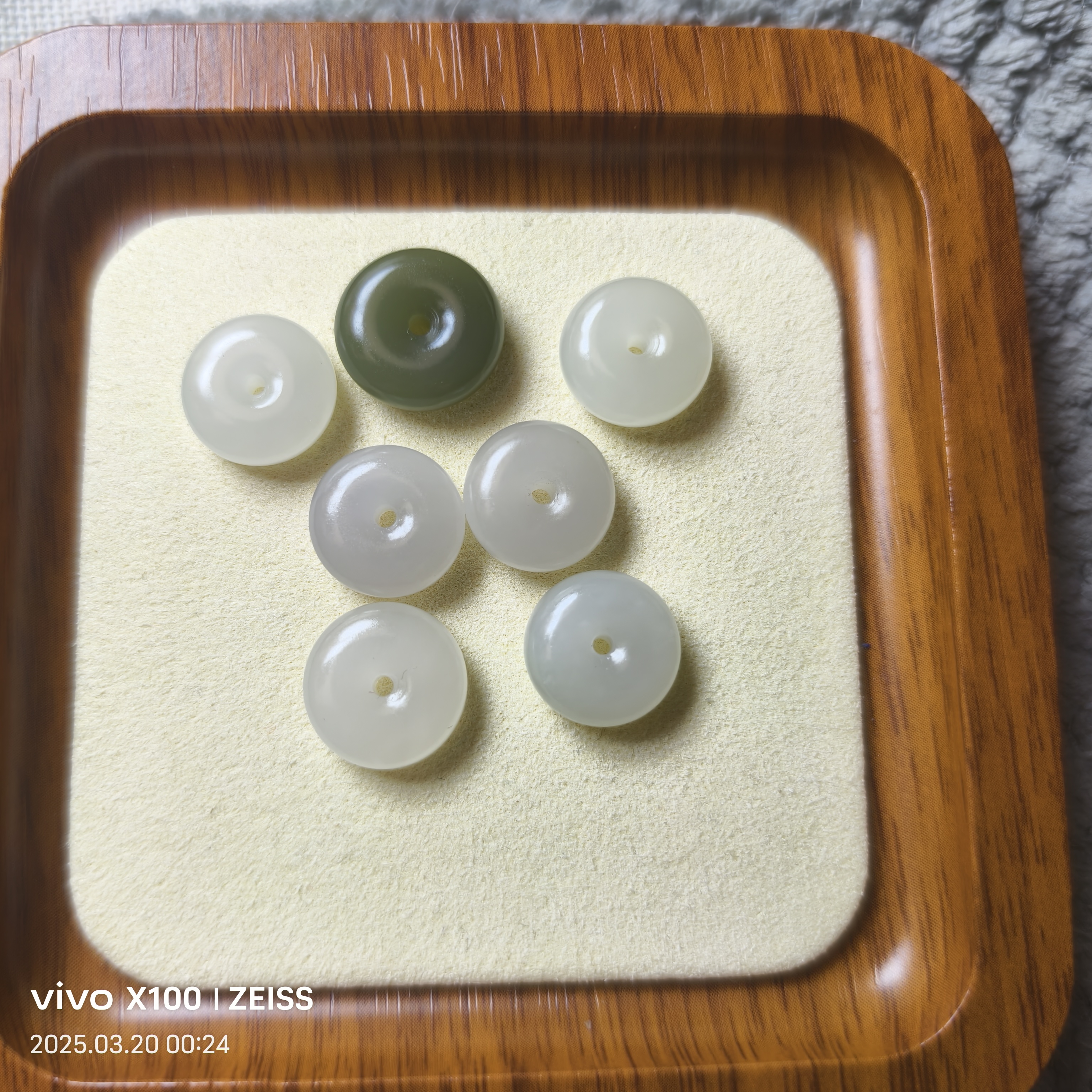 天然和田玉穿脚链手链平安扣《多样性发货，拍一发一》