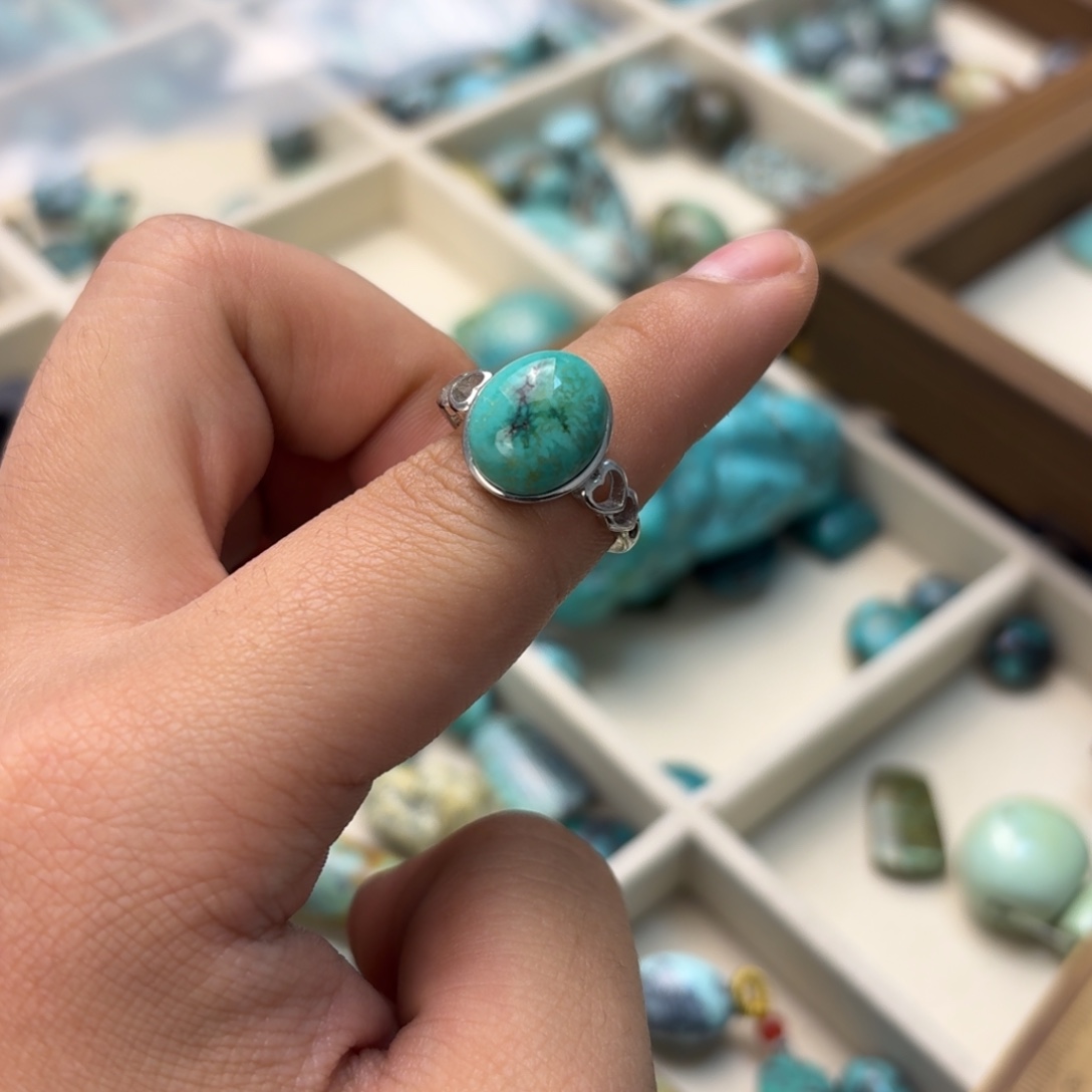 南红玛瑙未镶嵌绿松石