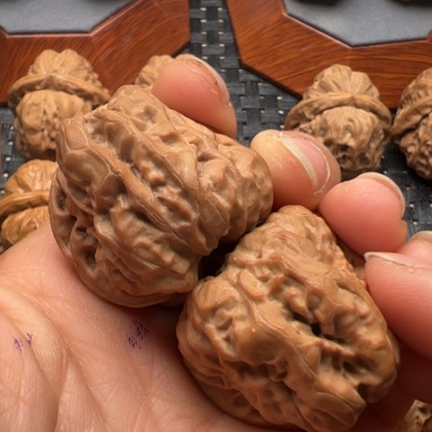 文玩核桃把件暖*～边36左右