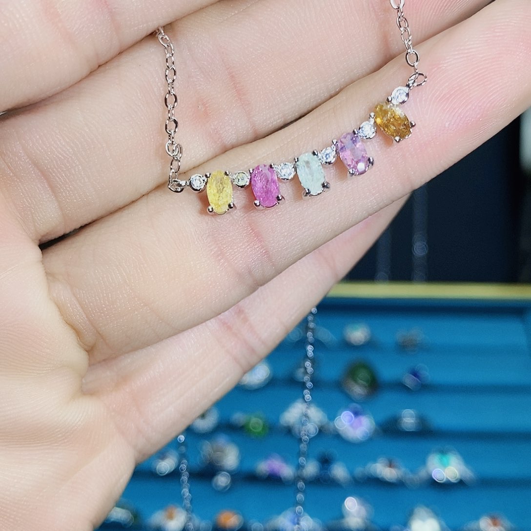 紫晶珠宝半成品银S925镶嵌