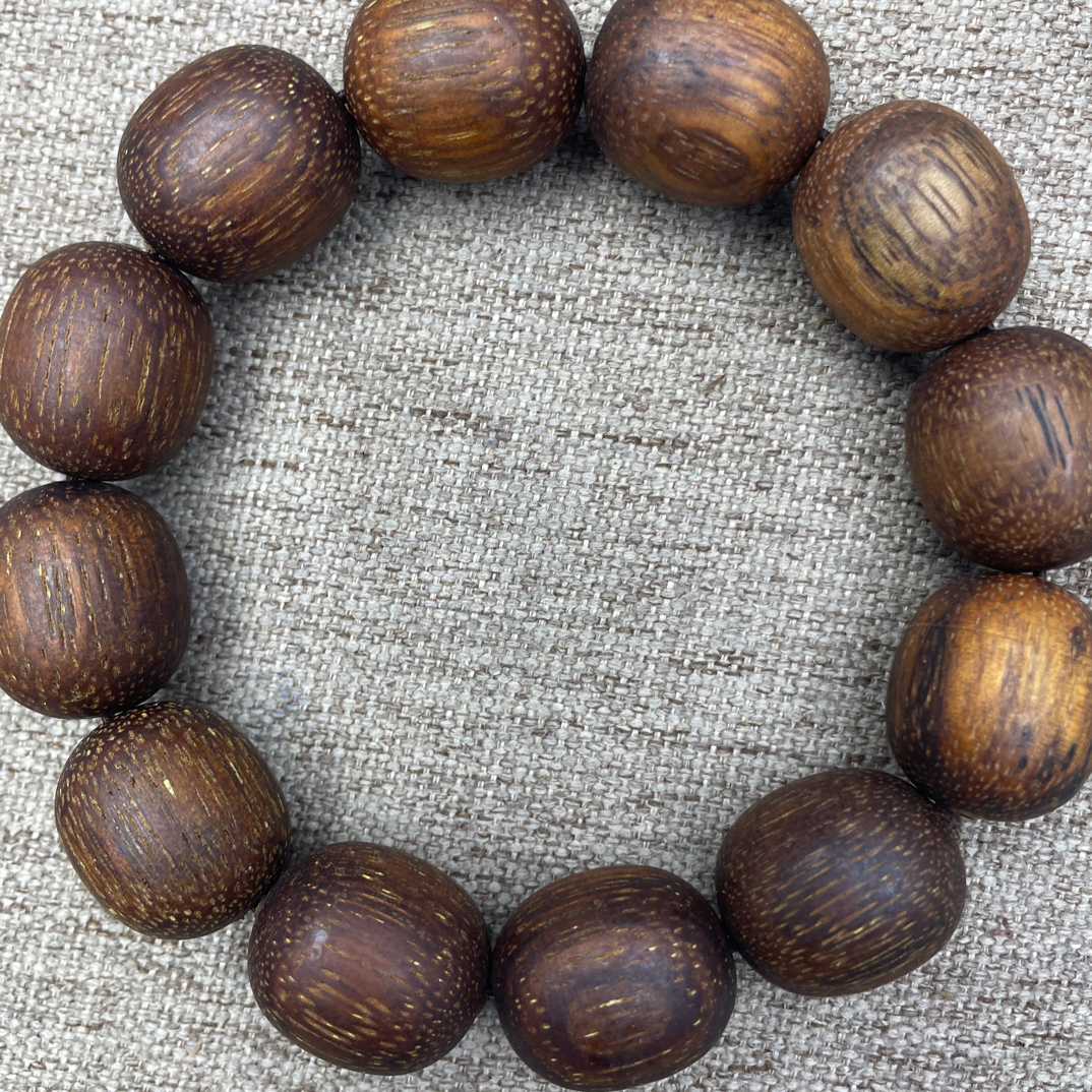 沉香木串文玩老料 手串 127号