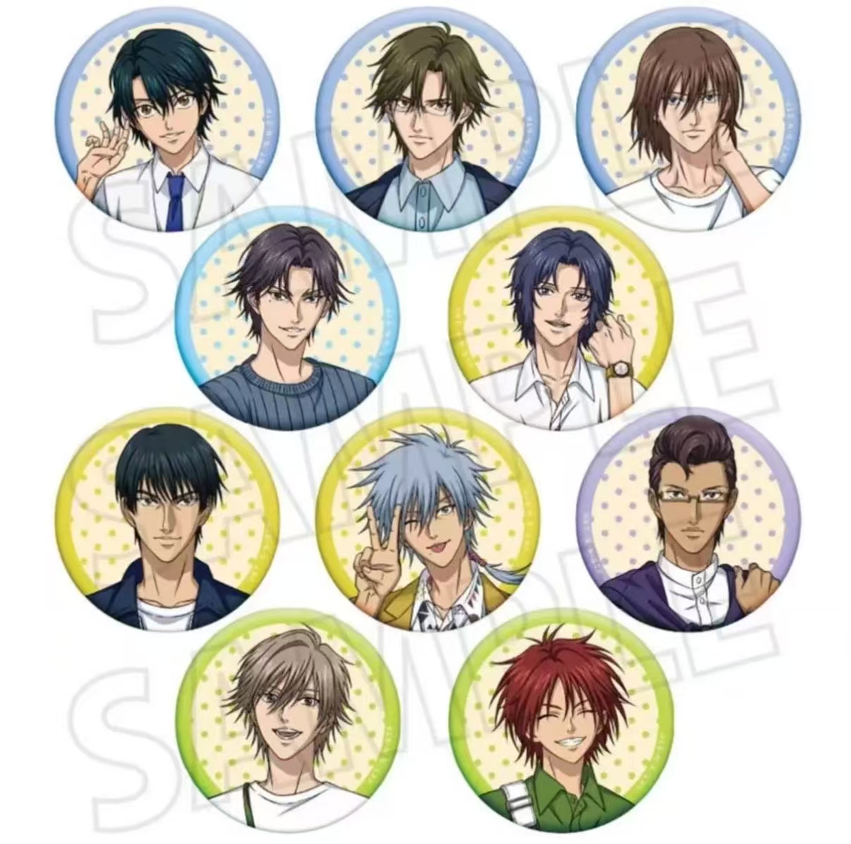  【网球王子】网球王子夏日博览会吧唧 默认厂伤 (同意代拆）