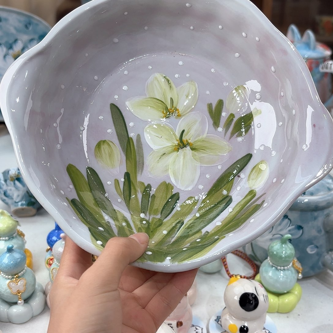 景德镇手绘高温釉下彩陶瓷茶具
