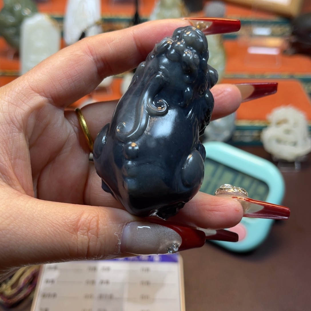 和田玉挂件未镶嵌锦**鲤