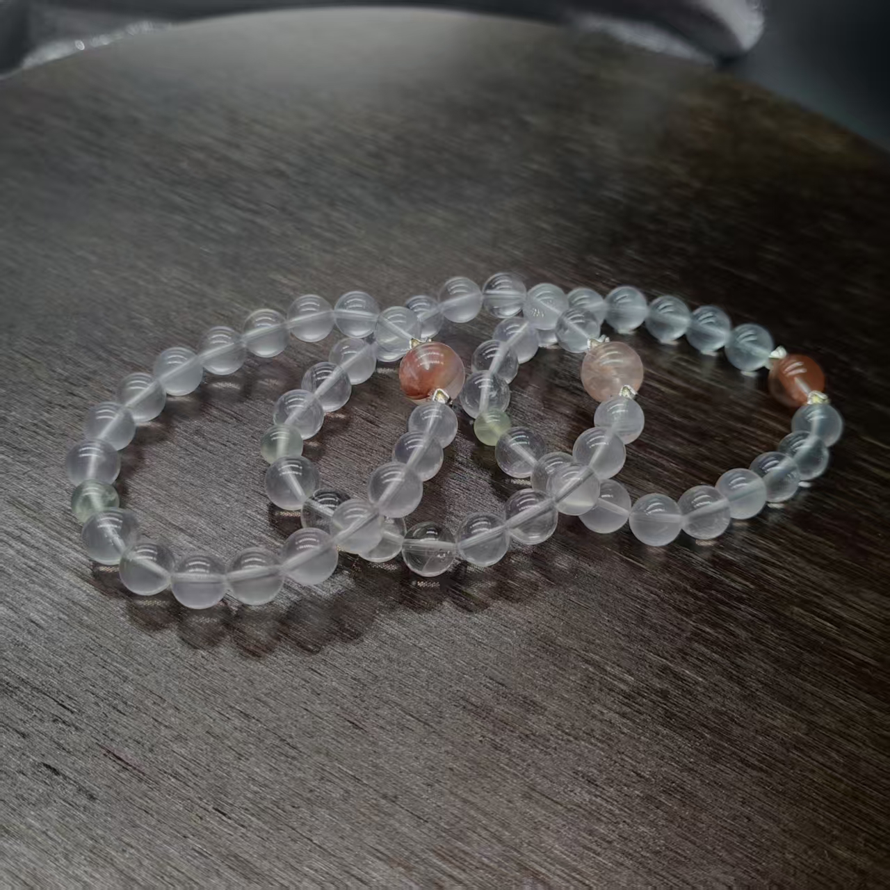 硕夏天然奶白晶9-10mm设计款手链多样性发其一XL64