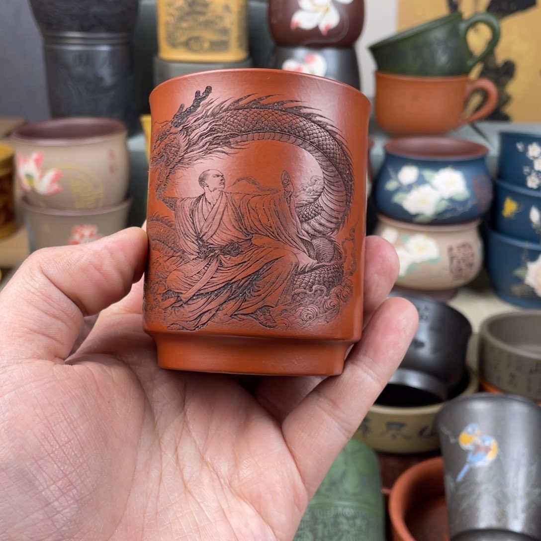 紫砂茶杯紫砂茶杯