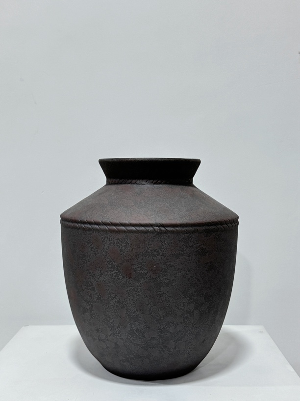 言言家 高级咖色系重工陶艺水培花瓶