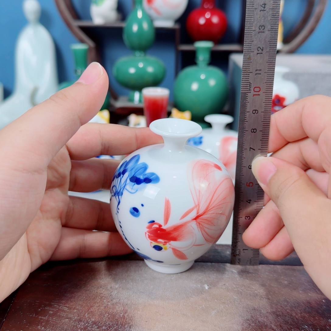 陶瓷手工小花器摆件