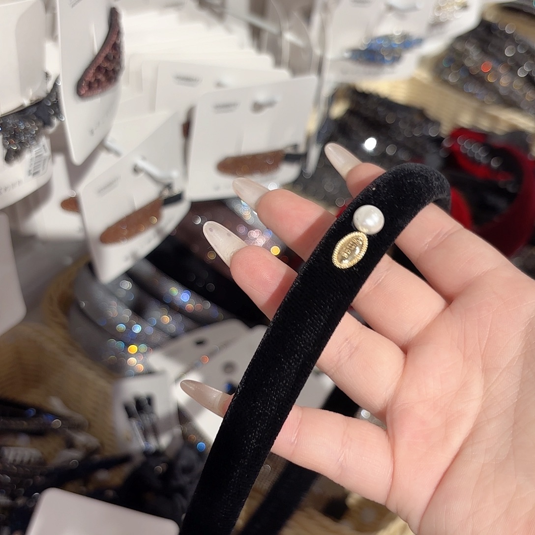 铁合金皮质发饰发夹