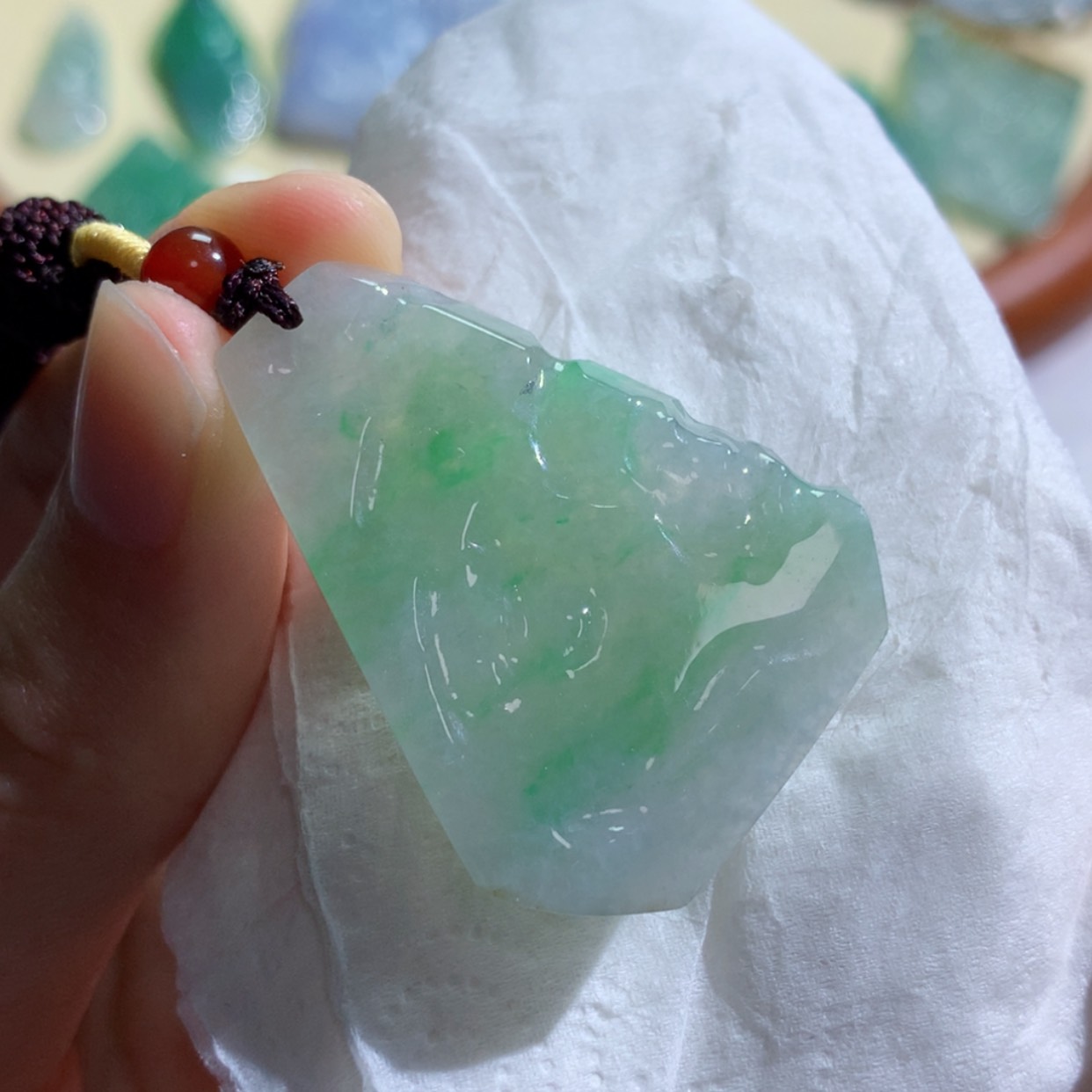 【闪购商品】翡翠吊坠(不含链)未镶嵌 3836