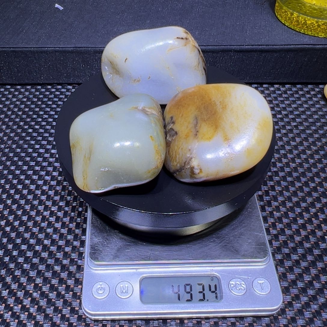 风***山和田玉（子料）未镶嵌吊坠(不含链)493