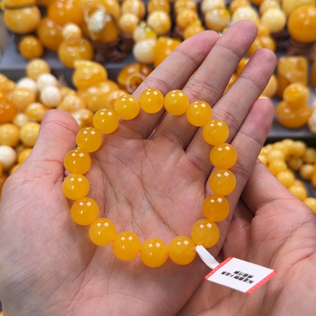 琥珀未镶嵌珠宝奇石12mm同料