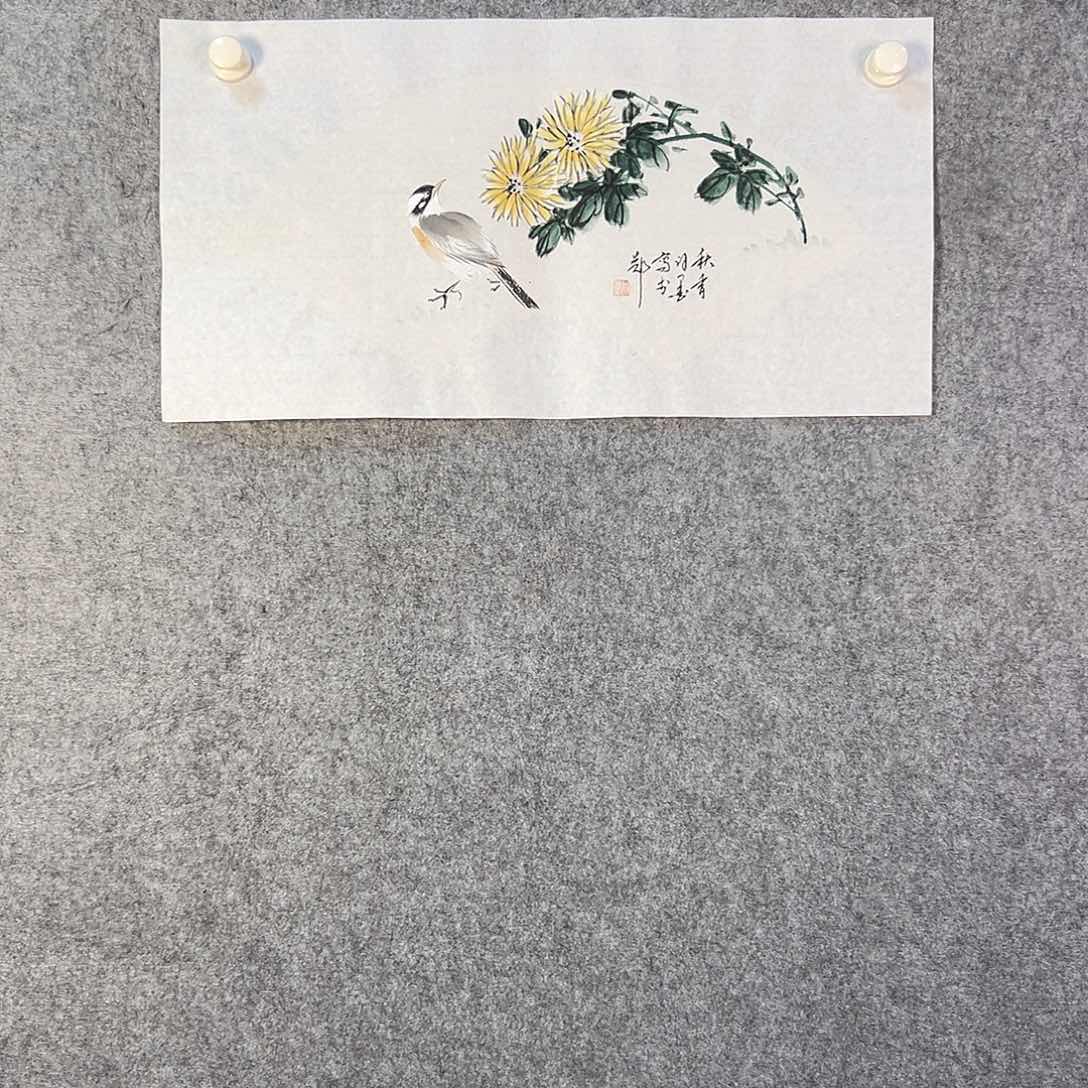 国画736 牡丹等植物生长于这里