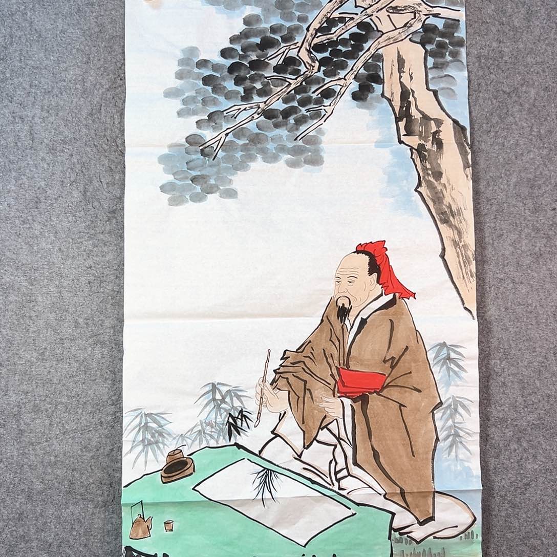 国画093 牡丹花盛开的季节里