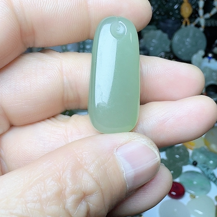 和田玉（青玉）颈饰未镶嵌