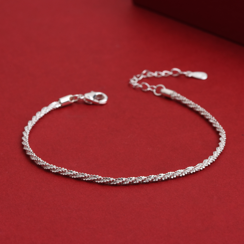 【银典·造物】S925 毛毛虫手链 时尚简约250906-012