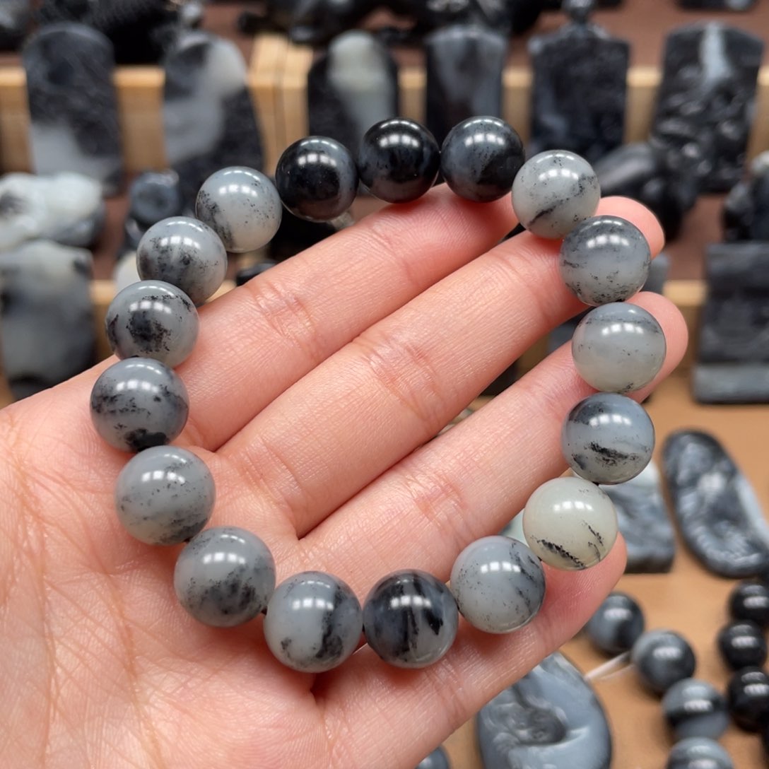 和田玉手链未镶嵌