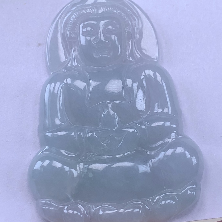 颈饰未镶嵌翡翠用****4玉观音吊坠