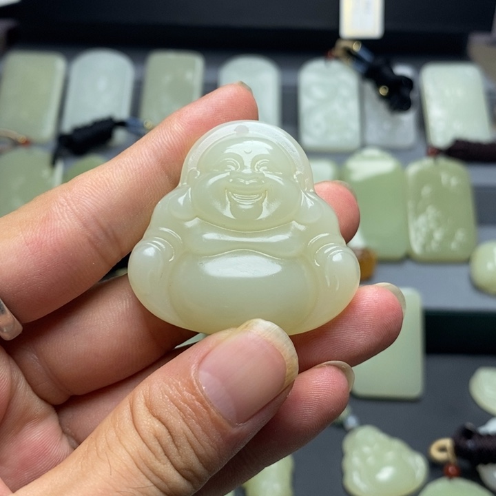 天然青海时尚双面佛公