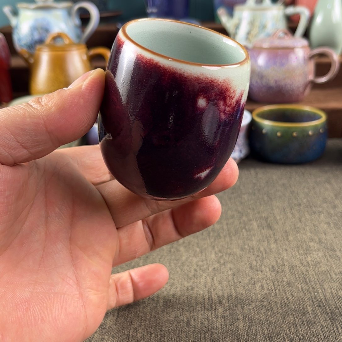 壶高温原矿窑变釉钧瓷6