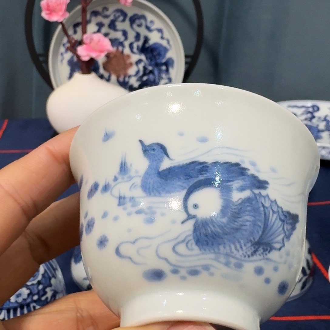 青风瓷影手工手绘