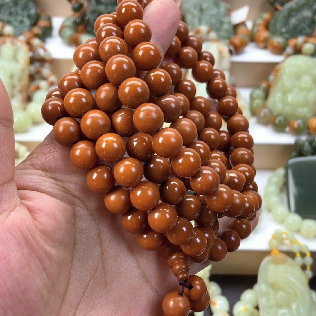 透闪石质玉手链未镶嵌