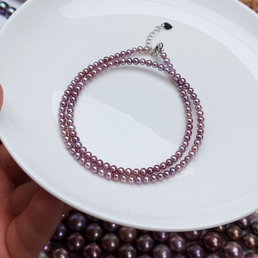 淡水珍珠颈饰合金