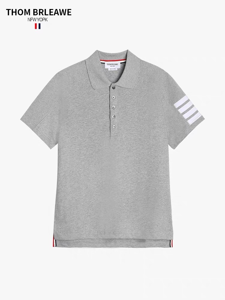 TB【官方正品】汤姆布郎THOM BRLEAWE夏季经典四杠基础款POLO短袖