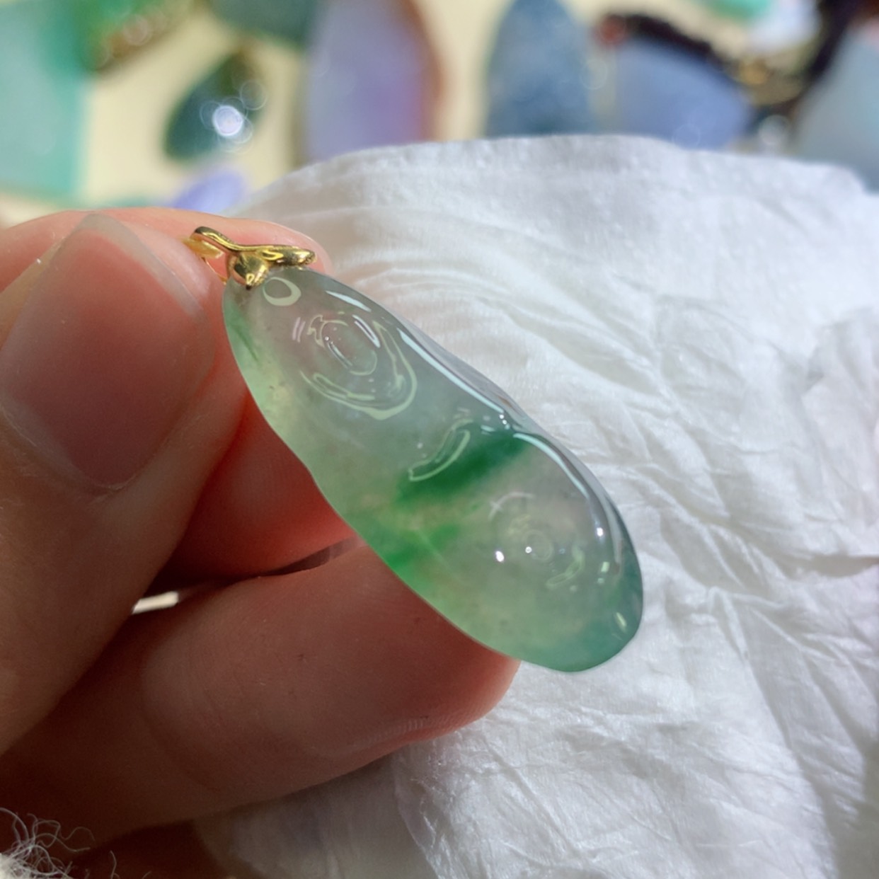 【闪购商品】翡翠吊坠(不含链)未镶嵌 1552