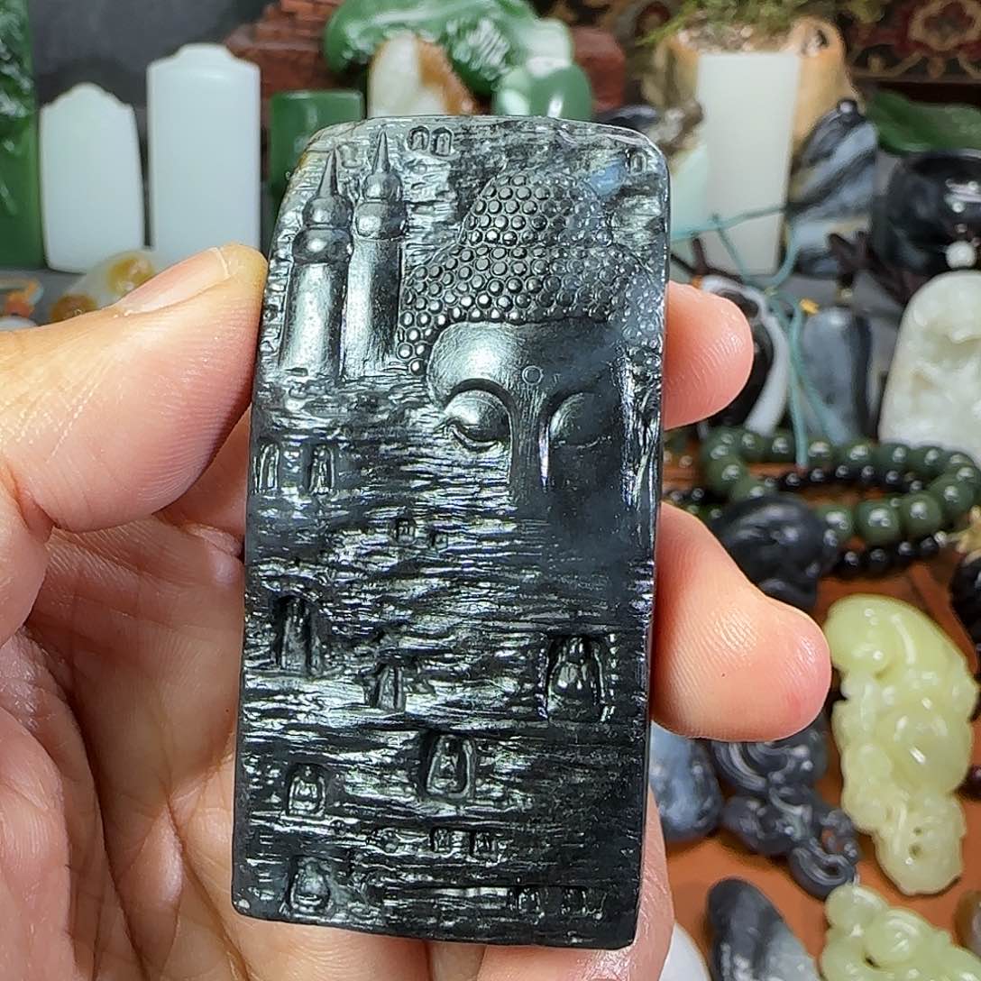 和田玉颈饰未镶嵌