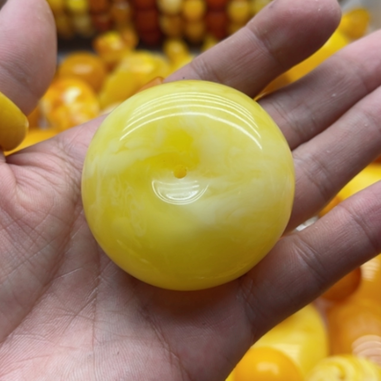 【闪购商品】蜜蜡手链未镶嵌财****?蜜蜡平安扣