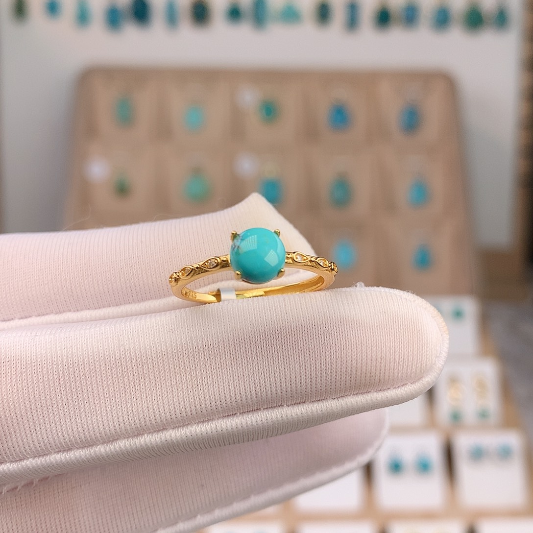 绿松石未镶嵌戒指