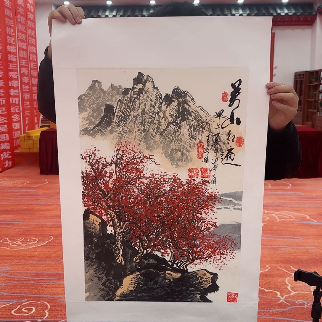 国画艺术家的作品