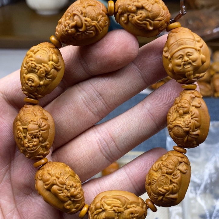 橄榄核手串/手链橄榄核雕工艺手串