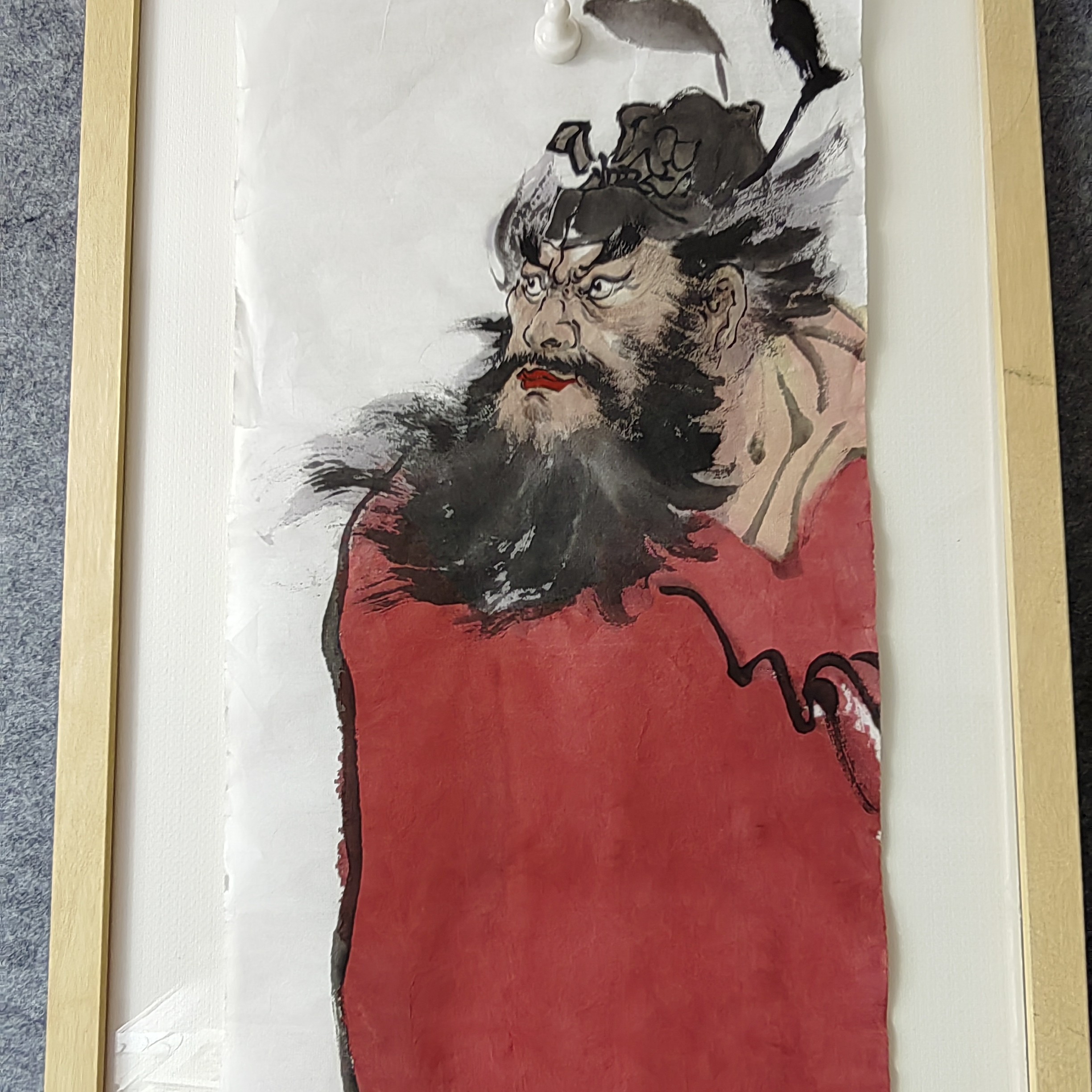 不带框100-25厘米写意人物钟馗神威图搭配客厅办公室等室内装饰